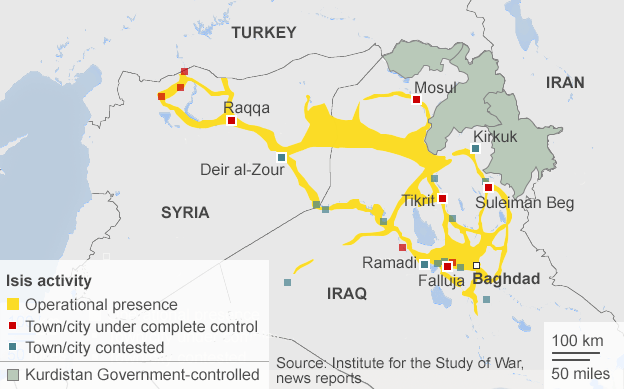 Peta Turki dan IS