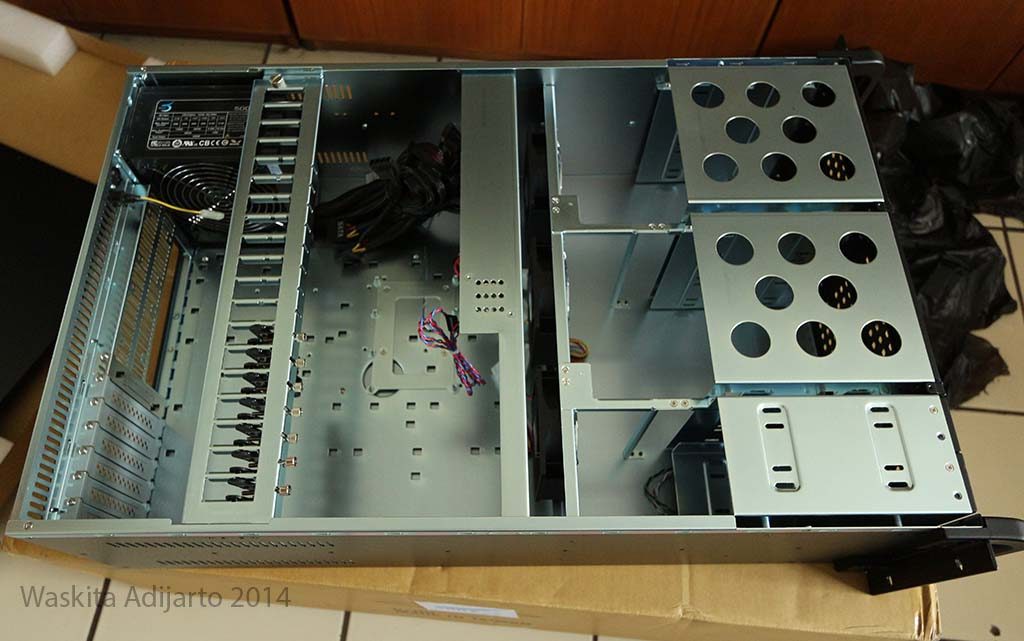 Casing dilihat dari atas