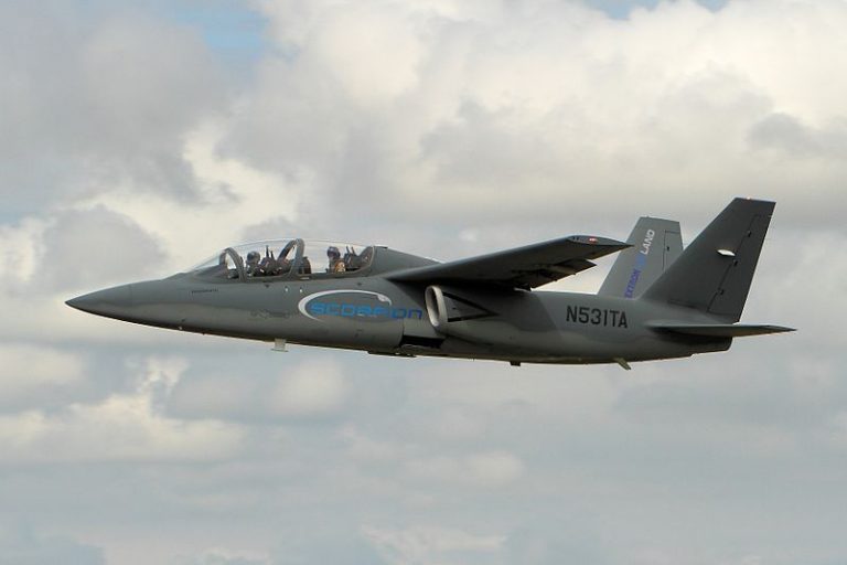 Textron Airland Scorpion at the 2014 Royal International Air Tattoo