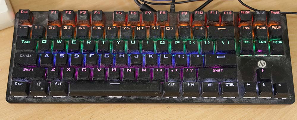 hp gk200 mechanical keyboard