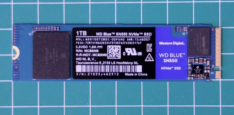 SSD WD Blue SN550 NVMe