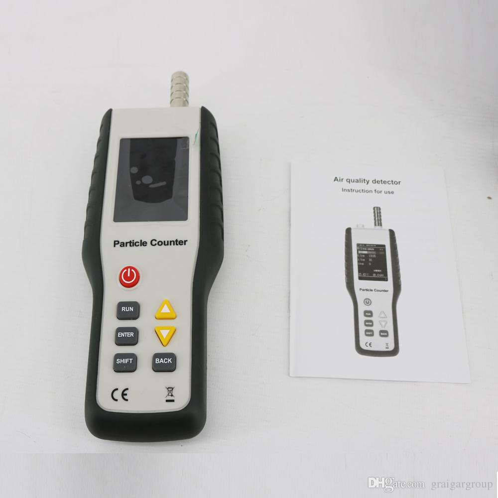 Handheld particle counter