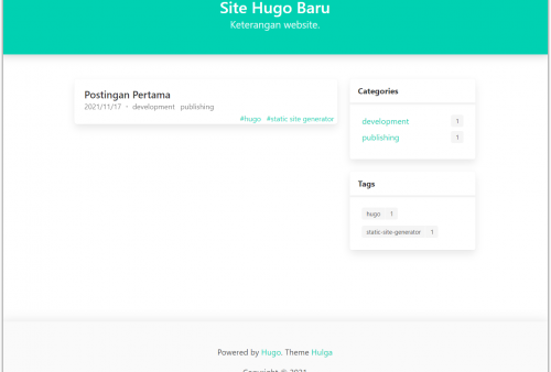 site hugo